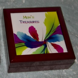 Beautiful jewellery or keepsake boxes. White lining and polished wooden trim. Take this one or design your own for a very special gift. $35 use code jbox05